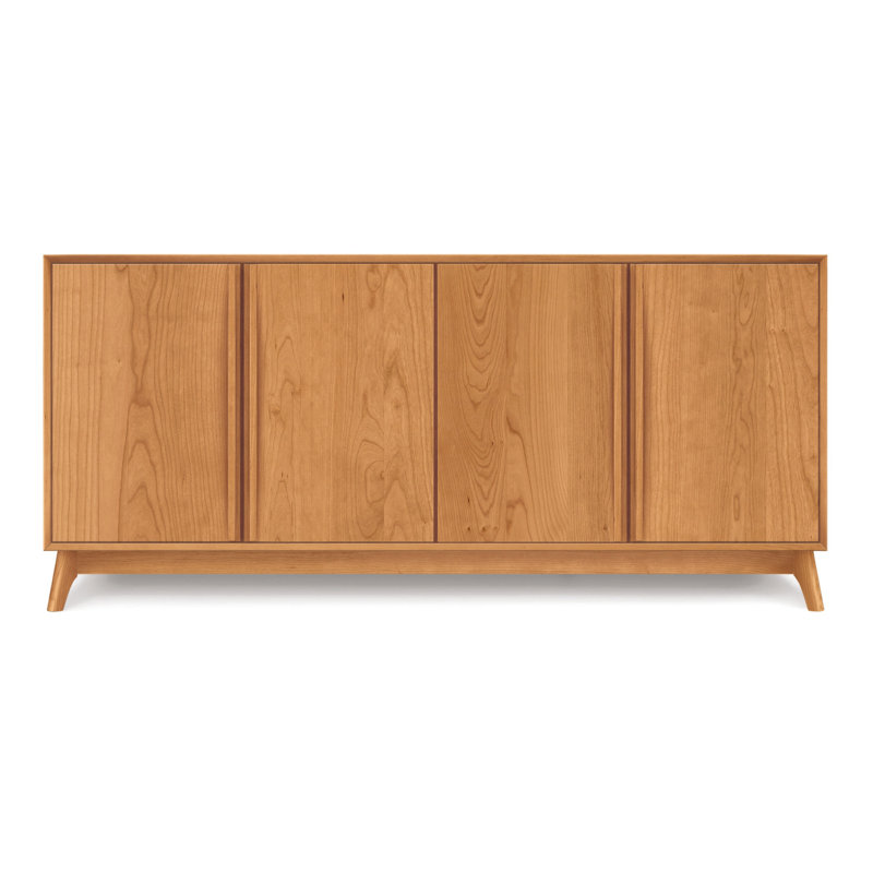 Catalina 66.13'' W Solid Wood Sideboard, Natural Cherry