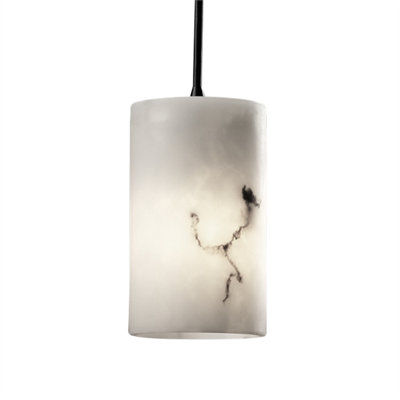 Luminaire suspendu à cylindre simple 1 lumières Aleynah
