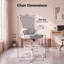 Chaise de dessinateur en filet avec repose-pieds réglable et support lombaire -88377672-88377673