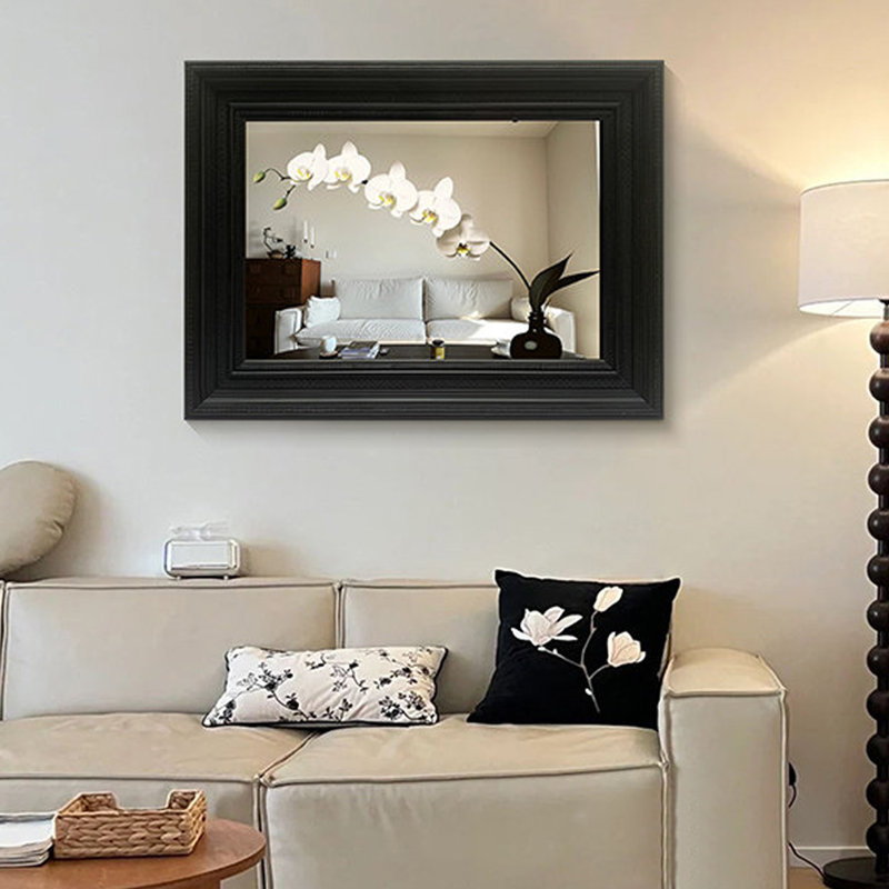 Miroir mural rectangulaire, 17.72" H x 23.62" W