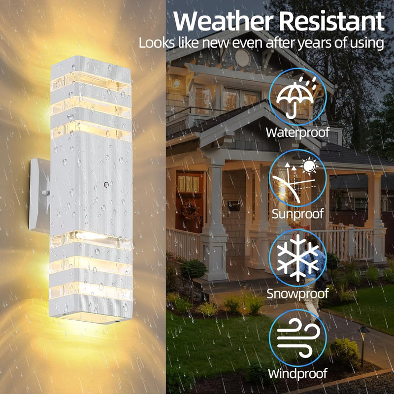 White Outdoor Light
