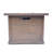 Outdoor Patio 24'' H X 32'' W Square Gas Burning Mgo Fire Pit (Tank Inside), Brown With Wood Pattern - 40,000 BTU