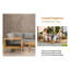 Ensemble de conversation modulaire d'extérieur 4 pièces-1290084806