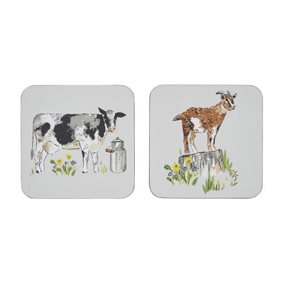 Portman Farm Square 4 Piece Coaster Set