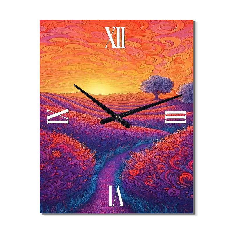 Horloge murale rétro vintage rétro I - Mid-Century, Médium
