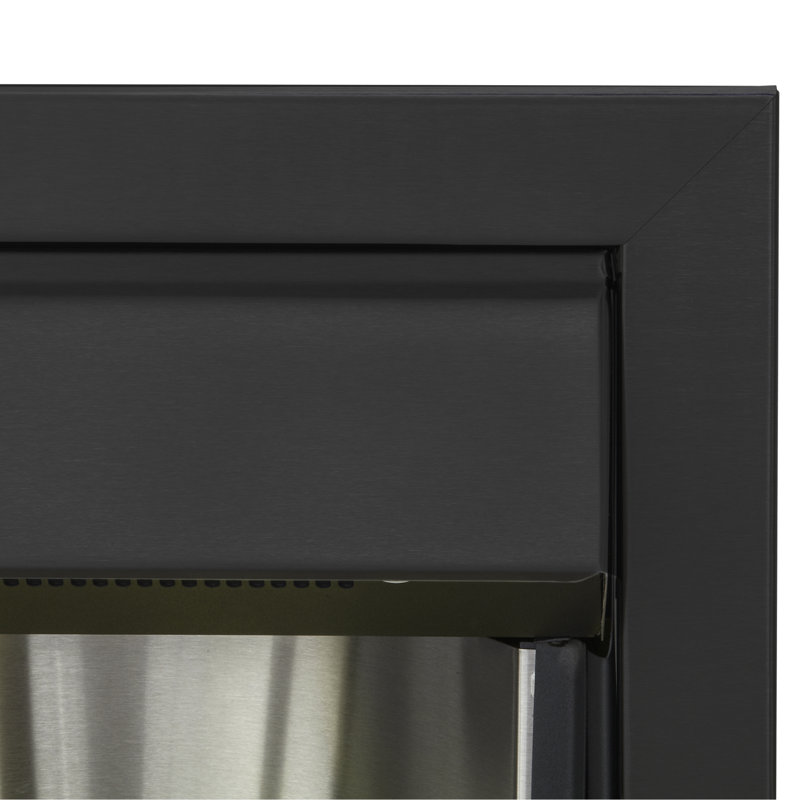 Cotswold Adam 121.5cm W Electric Electric Fireplace Suite with 6824.28 BTU, Cream/Black