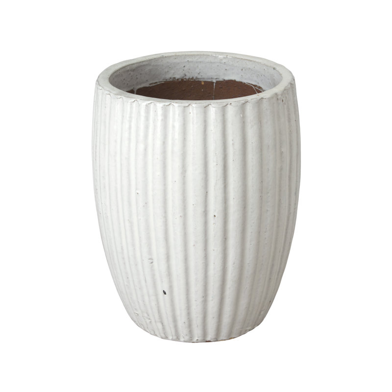 Pandro Handmade Ceramic Planter, 20" H x 16" W x 16" D