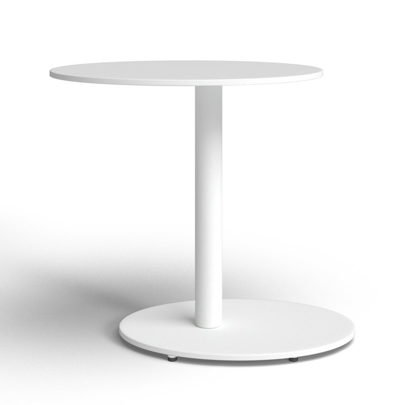 Staccato Tray Top End Table, White