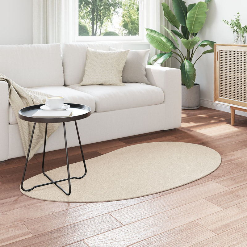 Rugs Beige Synthetic Fiber Accent Rug Other, Novelty 80 x 150 cm