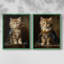 ANIMALS Series CXCII - reproduction encadrée de qualité supérieure - prête à être accrochée - aucun clou requis - aucun clou requis-1173786899-1173786911
