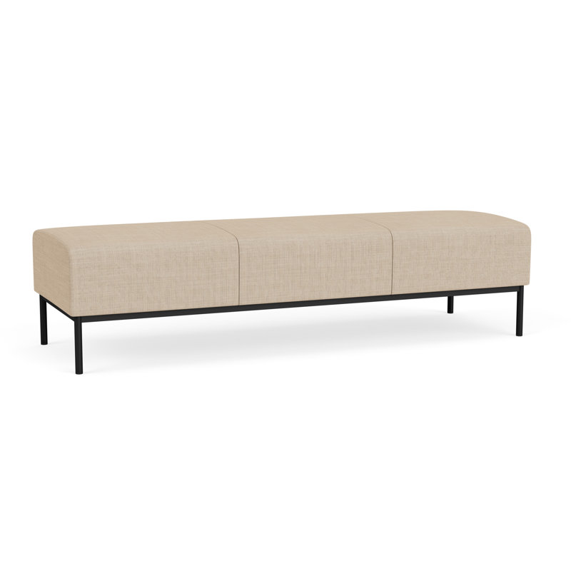 Banc de réception Darsey, Noir, Chambray calcaire