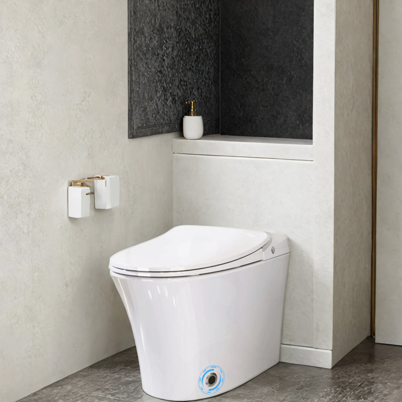 Luxury Smart Toilet With Dryer And Warm Water Function White