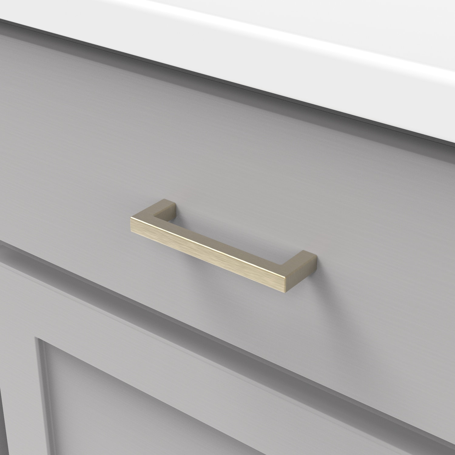 Skylight Cabinet Handle Pull, Polished Nickel, 8-13/16", 5