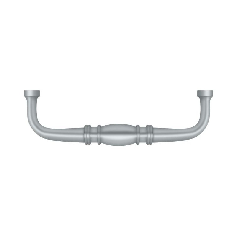 Colonial Bar / Handle Pull, Brushed Chrome