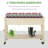 Raised Garden Bed Elevated Wooden Planter Box With Lockable Wheels-446194826