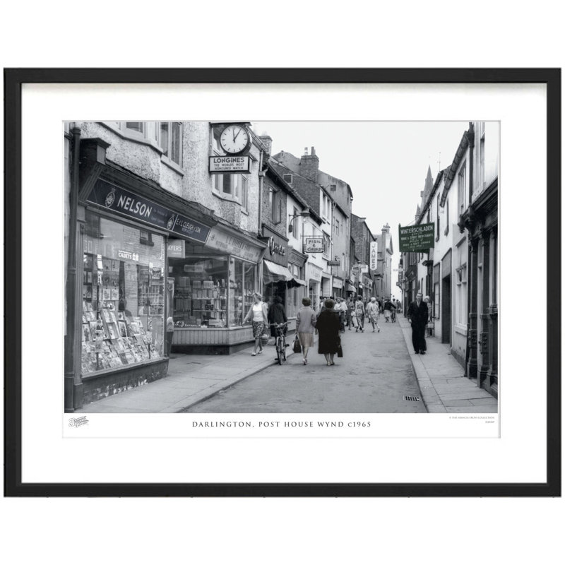Darlington, Post House Wynd C1965 by Francis Frith - Single Picture Frame Print, 40cm H x 50cm W x 2.3cm D