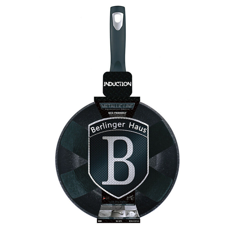 Aluminum Non-Stick Frying Pan, 28 cm, Blue