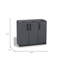 Indoor Or Outdoor Litter Cabinet Door  3-Door Bags For Separate Collection, 102X37H84 Cm