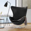 35.4" Finola Top Grain Leather Accent Chair-812703146