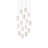 Escenia 15 - Light Brass Cluster Pendant