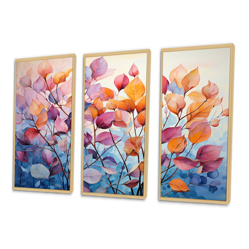 Ensemble de décorations murales Dreamy, Cadre naturel flottant, H 32 po x l 48 po x P 1 po