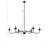6-Light   Metal Chandelier