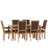 6 - Person Four Leg Dining Set-105906204-105906206-105906192