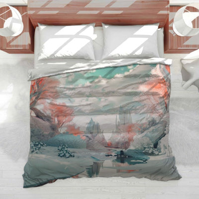 Trendy Floral Plush Bedding