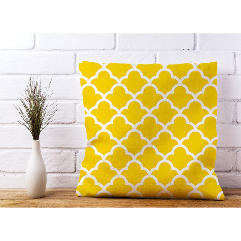 Carrie Geometric Square Cushion