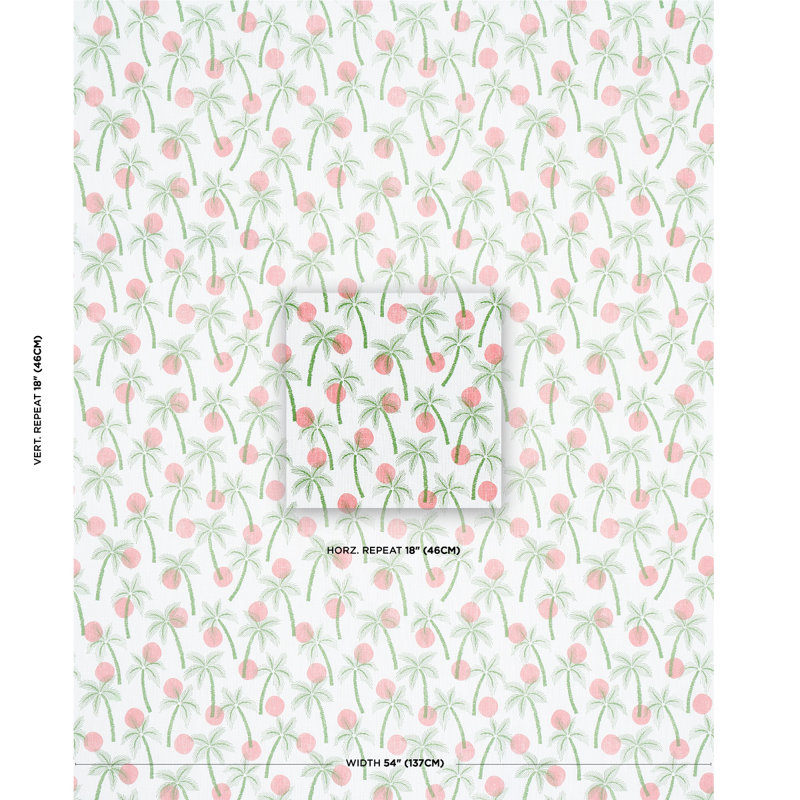 Clarabella Palm Indoor/Outdoor Fabric, Tropical