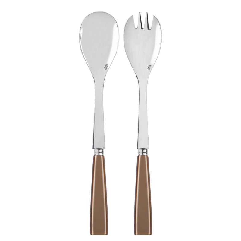 Sabre Paris - Salad Cutlery Set Icône, Caramel