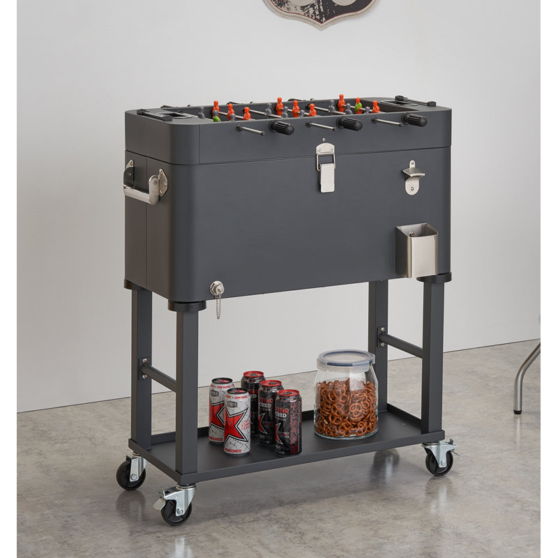 80 Qt. Foosball Cooler, Grey