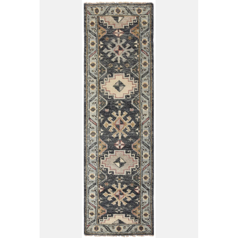 Tapis de couloir gris 2 pi 6 po x 8 pi 2 po One-of-a-Kind