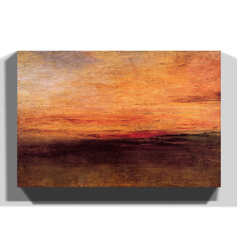 J.M.W. Turner - Wrapped Canvas Painting, 70cm H x 100cm W