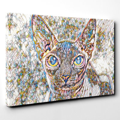 Sphynx Cat - Wrapped Canvas