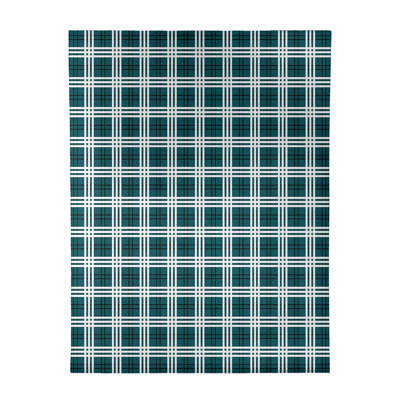 Tapis écossais vert