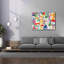 «City Life» par Linda Woods, art mural sur toile-1472898847