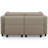 Modular Loveseat Sofa With Two Ottomans-573707013