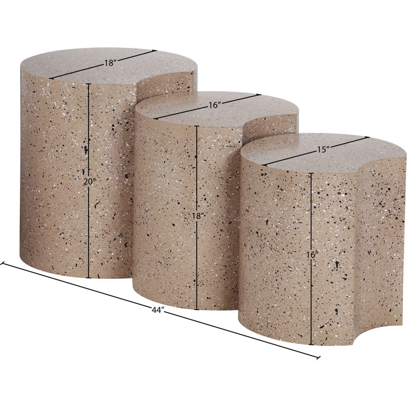 Table de bout Hylie, Taupe