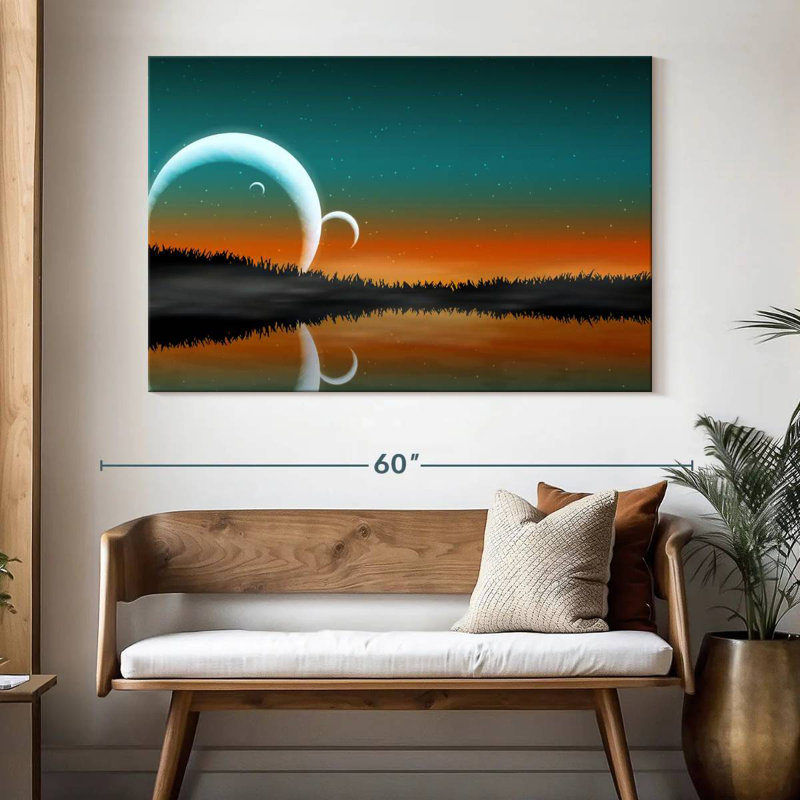 Kelan Space Landscape, 34" H x 51" W