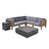 Gray Frame / Dark Gray Cushion