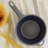 Oster Bluemarine Collapsible Polypropylene Colander With Handle In Navy