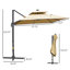 Parasol de patio extérieur avec banc d'alimentation-981889707-981889710