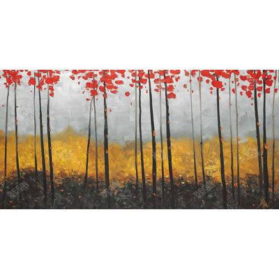 Abstract landscape - 15.75"x31.50" Desk mat