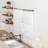 Rebecca-Jade Geometric Clipped Semi-Sheer Rod Pocket Kitchen Curtain Valance and Tiers Set-239061843-239061842