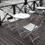 Ensemble bistro 3 pièces de table ronde pliable et chaises, rouge-392213828