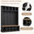 Versatile Modern Hall Tree with Multiple Storage Options and Stylish Design-282510534