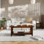 Table basse en bois massif Crary-205420573-205420572
