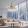 42-Inch Golden French Crystal Variable Frequency Invisible Fan Light With Remote Control, Height Adjustable