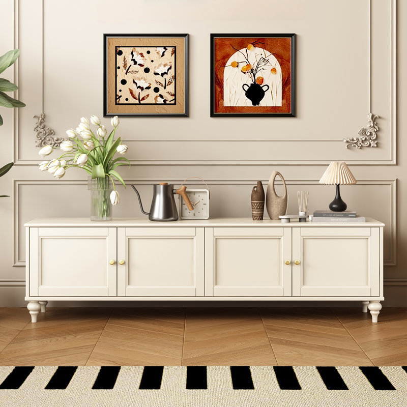 Meuble télé Creative Minimalist, H 21,97 po x L 86,61 po x l 15,75 po
